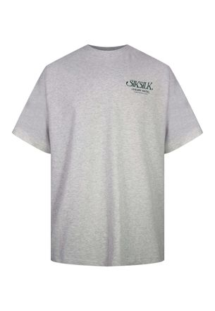 Siksilk T-Shirt SIKSILK Siksilk T-Shirt Graphic, Herren, Gr. XL, grau, Obermaterial: 100% Baumwolle CO., Shirts T-Shirt