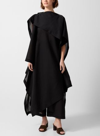 Issey Miyake Womens Deconstructed square dress