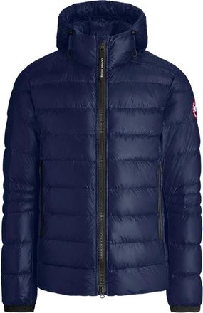 Canada Goose Down Jackets, male, Blue, S, Navy Crofton Hoodie Jacket Lightweight Packable