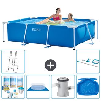 Intex Piscina Con Estructura Rectangular - 220x150x60 Cm - 7-piezas S20821