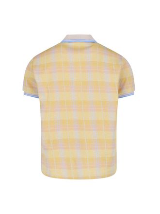Vivienne Westwood Check-Patterned Cotton Polo - Yellow