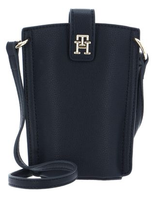 Tommy Hilfiger Women Tommy Life Phone Pouch with Strap, Blue (Space Blue), One Size