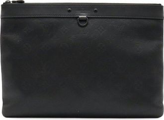 Louis Vuitton Black Others Pochette Discovery Clutch (Authentic Pre-Loved)
