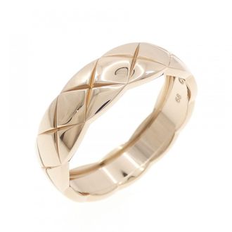 Chanel Pink Gold (18K) Band Ring (Pre-Owned)