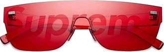 SUPREME x Louis Vuitton Occhiali da sole City SP a mascherina - Rosso