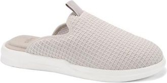 Lusso Pelli Waffle Knit Slipper in Perfect Grey /Marshmallow at Nordstrom, Size 12