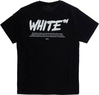 Off-white Logo Print T-Shirt - Black