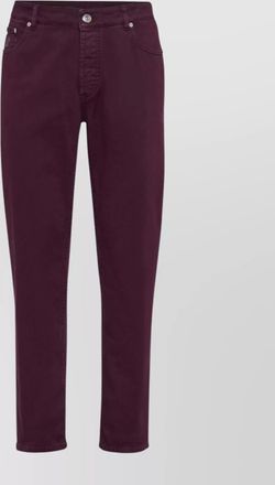 Brunello Cucinelli cotton trousers with front and back pockets