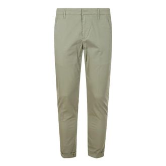Dondup Heren, Broeken, Groen, Maat: W29 Katoen
