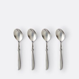La Redoute Interieurs Set van 4 koffielepels inox, Rakinen