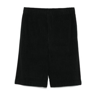 Issey Miyake Hombre, Pantalones cortos, Negro, Talla: L