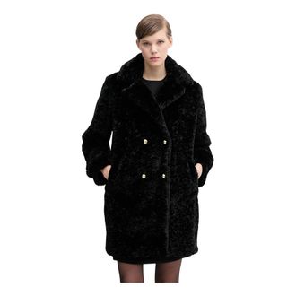 Gaud&igrave; Dames, Jassen, Zwart, Maat: XL Leer