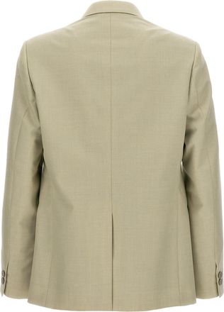 Fendi Mens Beige Virgin Wool Blazer Clothing