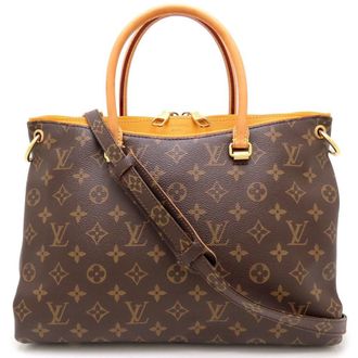 Louis Vuitton Monogram Brown Saffron Canvas Tote Bag (Pre-Owned)