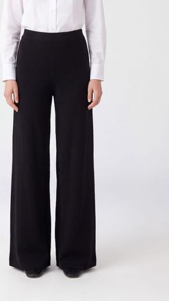 Roberto Collina High-Waisted Wide Leg Jersey Palazzo Trousers