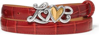 Brighton True Love Belt In Red