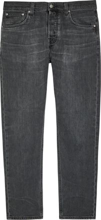 Nudie Jeans Ollie Slim Straight-leg Jeans - Dark Grey - 38 (W38 / Xxl)