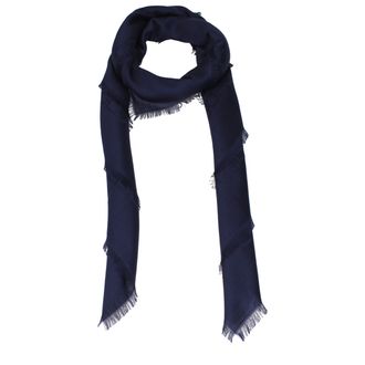 Tom Ford Blue Cashmere Womens Foulard