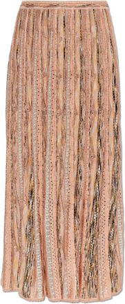 Ulla Johnson Clio Knit Midi Rok - Dames - Maxi Rokken - Veelkleurig - M - Polyester - Rokken