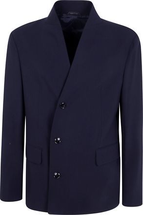 Giorgio Armani Sweater 100% Virgin Wool Asymmetrical Cardigan