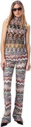 Missoni High-neck Top In Striped Embroidered Lace in Multicoloured at Nordstrom, Size 40 It
