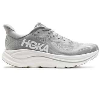 Hoka One One Hoka Clifton 10 Textile Mens Running Trainers - Stellar Grey Stardust - Size:UK 10.5