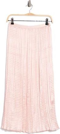 BOSS Pleated Midi Skirt in Light/Pastel Pink at Nordstrom Rack, Size 10