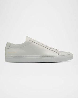 Common Projects Men & apos;s Achilles Leather Low-Top Sneakers