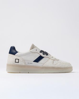 D.A.T.E. court 2.0 natural white-blue