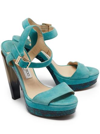【JIMMY CHOO】Clare Wedge 130-Nap-Smoky Blue ★関税送料込み Women's Jimmy Choo London Wedges - up to −84% | Stylight