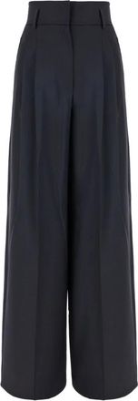 Max Mara Broeken, Dames, Blauw, XS, Wijde broek