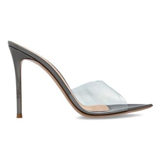Gianvito Rossi Hoge hakken muiltjes met spitse neus - Dames - Muiltjes - Grijs - 35 EU - Schoenen