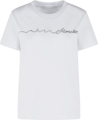 Moncler Logo Cotton T Shirt