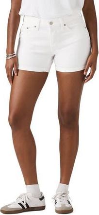 Levi's Mid Thigh Denim Shorts in Chalk White at Nordstrom Rack, Size 30