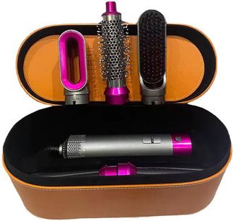Trade Shop Trade Shop - Secador De Pelo 5 En 1 Set Cepillos De Pelo Curl De Peine De Aire Caliente