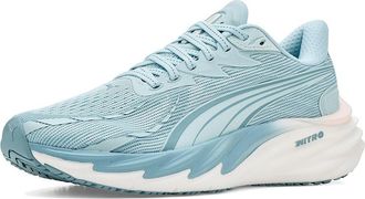 Puma Velocity Nitro 4 Running Shoes Womens Shoes Fresh Water/White : 10.5 B - Medium, Textile