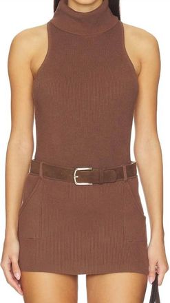 Sovere Elsa Knit Top In Mocha