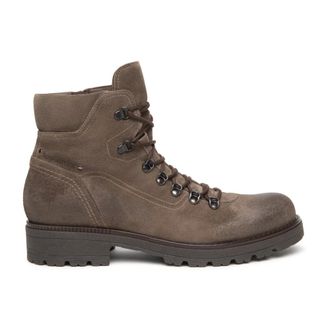 Nero Giardini Stivaletto stringato 501 in velluto - - Shoes - Uomo - Beige - 40 EU