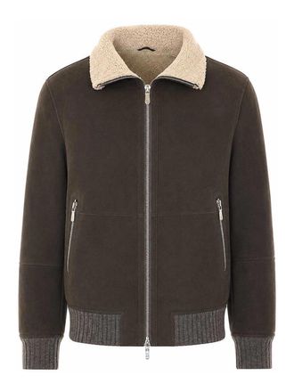 Brunello Cucinelli Suede bomber