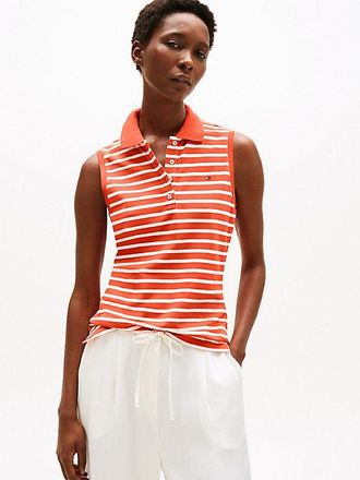 Tommy Hilfiger 1985 Slim Fit Sleeveless Polo Shirt