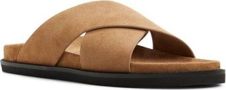G.H. Bass & Co. Charleswood Cross Strap Sandal in Light Brown at Nordstrom, Size 10