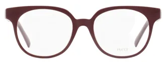 Emilio Pucci EP5227 Retro Pantos Acetate Eyeglasses - Maroon