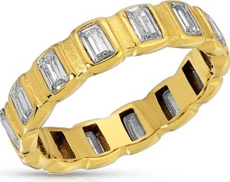 Kozakh Vyronas Cubic Zirconia Eternity Band Ring in Gold at Nordstrom, Size 6