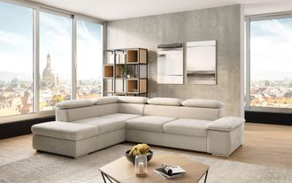 Sit&more Ecksofa »Valentine L-Form, B: 272 cm« mit Arm- & Kopfteilverstellung, optional mit Bettfunktion