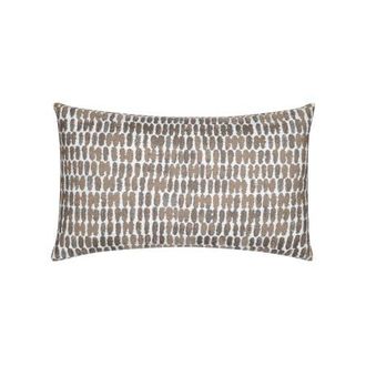 Elaine Smith Thumbprint Indoor & Outdoor Woven Accent Pillow in Latte at Nordstrom, Size 12X20