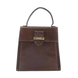 Ferragamo Pre-owned Handbags, female, Brown, Size: ONE SIZE Pre-owned Handbag