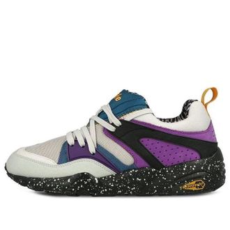 Puma Blaze Of Glory X AlifeLow Top Sports Shoes Black/White/Purple 359800-01