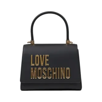 Love Moschino Handbags, female, Black, Size: ONE SIZE Chic Top Handle Bag