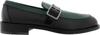 Ferragamo Patent Leather Monk-Strap Loafers, Size 11