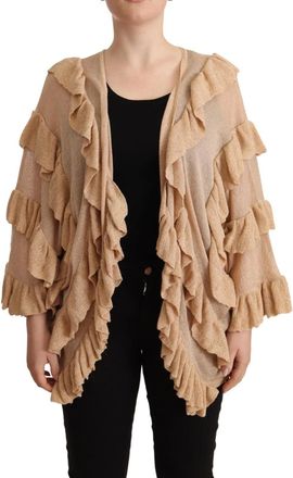 Aniye By Ruffles Long Sleeves Viscose Cardigan Womens Top (Pre-Owned)